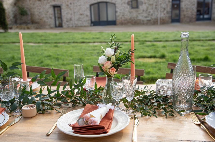 decoration-table-mariage-eco-responsable-vendee Décoration de table de mariage eco-responsable en Vendée